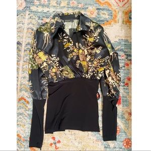 Vintage silk blouse, small